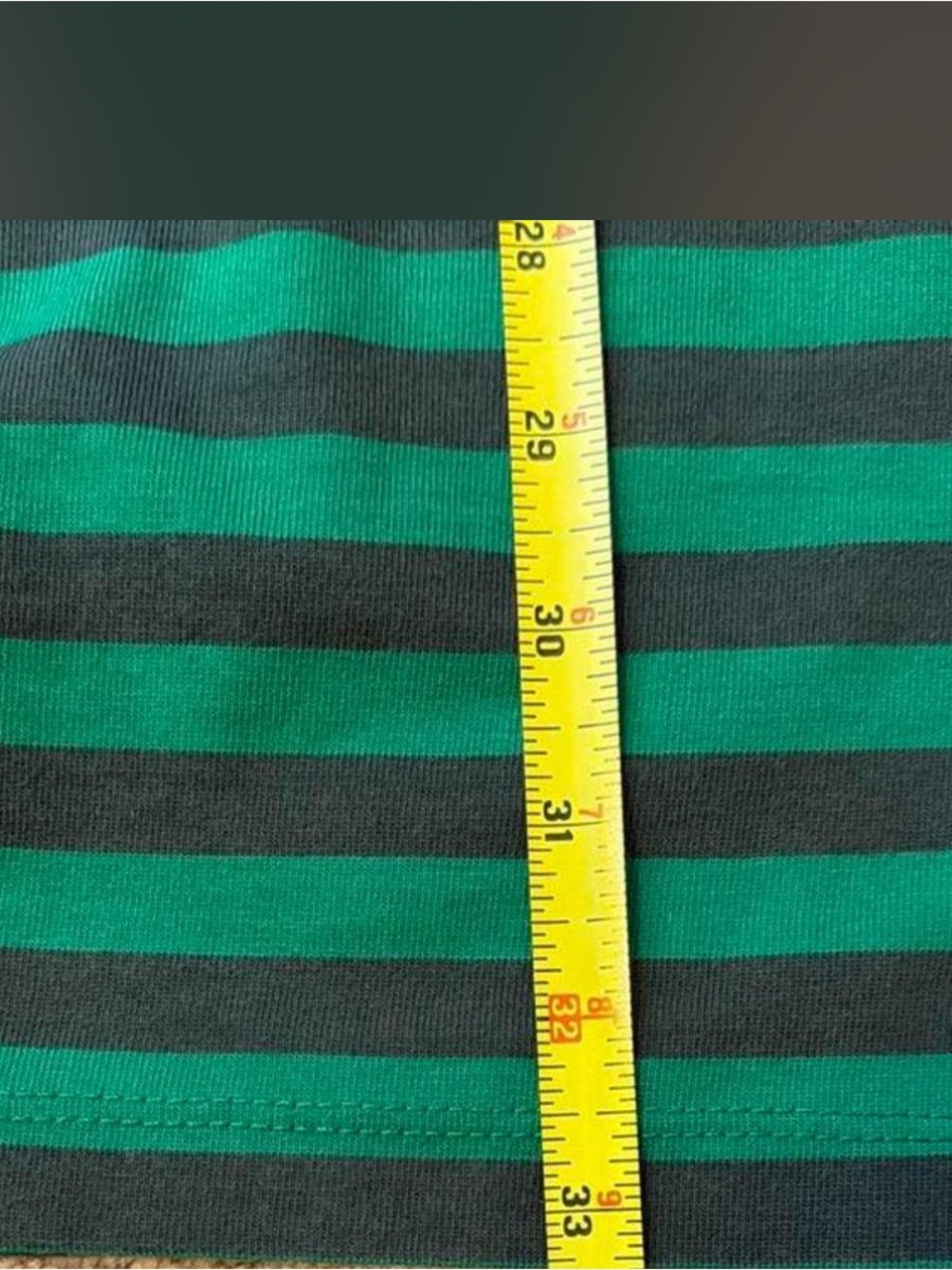 Marc Jacobs Green Striped T-Shirt Dress - Picture 5 of 5